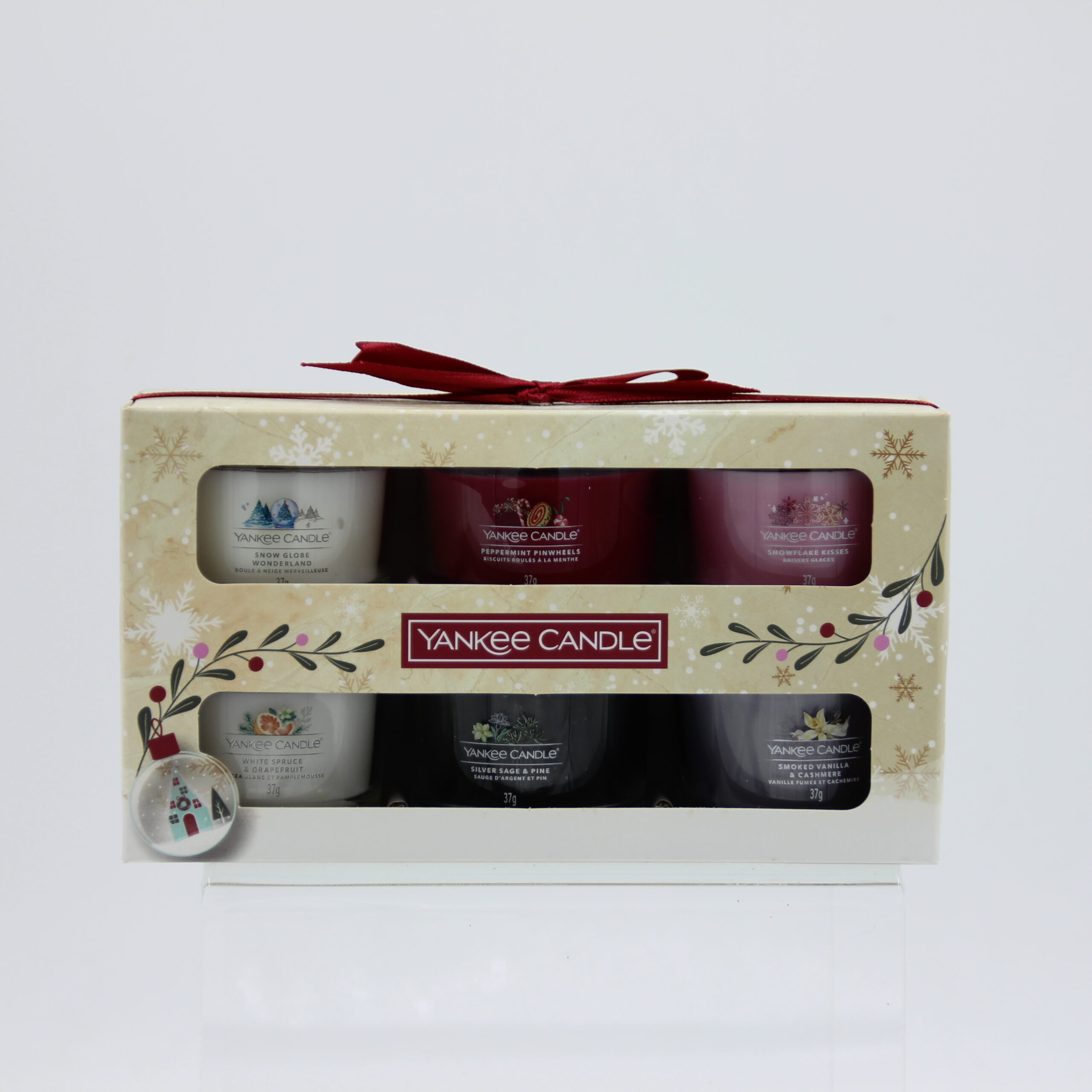 Yankee Candle Set Regalo: Scaldavivande In Ceramica + Candela Non Profumata E 6 Frutti Esotici Profumati