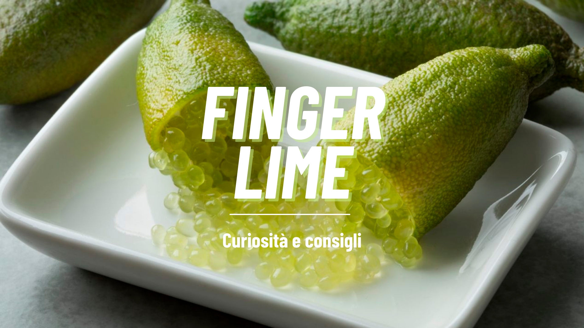 finger lime o limone caviale 